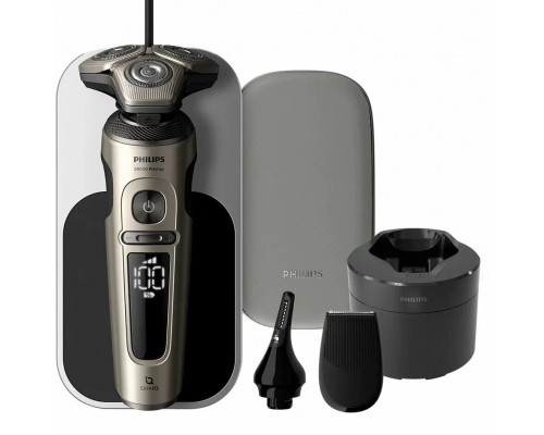 Бритва Philips SP9883/36 золотистый/черный