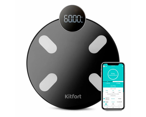 Весы напольные Kitfort КТ-815 черный Весы напольные Kitfort КТ-815 черный