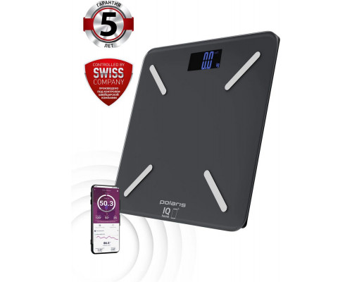 Весы напольные Polaris PWS 1896 IQ Home Антрацит Весы напольные Polaris PWS 1896 IQ Home Антрацит