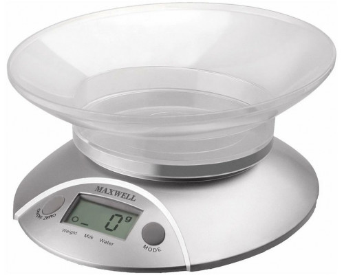 Кухонные весы Maxwell MW-1451-SR серебристый Кухонные весы Maxwell MW-1451-SR серебристый