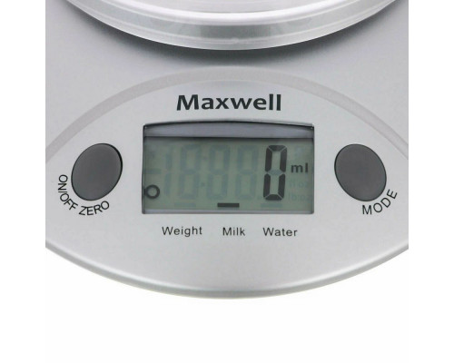 Кухонные весы Maxwell MW-1451-SR серебристый Кухонные весы Maxwell MW-1451-SR серебристый