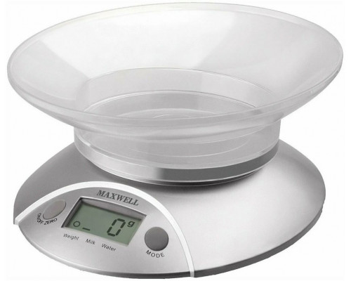 Кухонные весы Maxwell MW-1451-SR серебристый Кухонные весы Maxwell MW-1451-SR серебристый