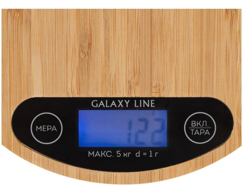 Кухонные весы Galaxy Line GL 2813 бамбук Кухонные весы Galaxy Line GL 2813 бамбук