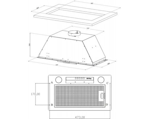 Вытяжка KORTING KHI 6631 RN