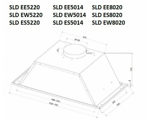 Встраиваемая вытяжка Schaub Lorenz SLD EW8020 Встраиваемая вытяжка Schaub Lorenz SLD EW8020