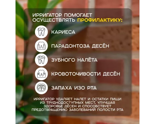 Ирригатор MYDENTYX PD39500 белый