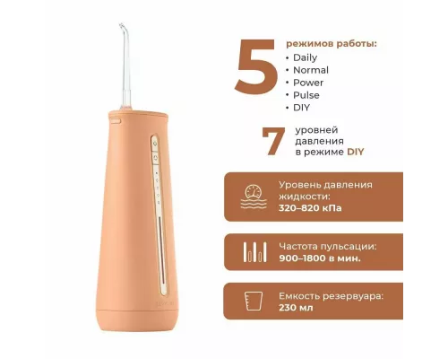 Ирригатор Revyline RL 630 Peach Fuzz