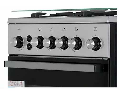 Кухонная плита De Luxe 5040.40г(кр)чр 010 нержавеющая сталь