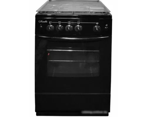 Кухонная плита Лысьва ГП 400 М2С-2у черный (стеклянная крышка)