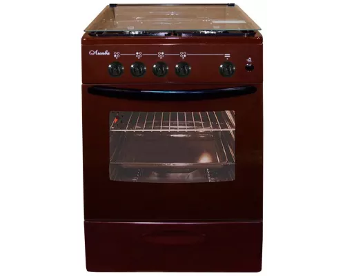 Кухонная плита Лысьва ГП 400 М2С-2у коричневый (ст.крышка)