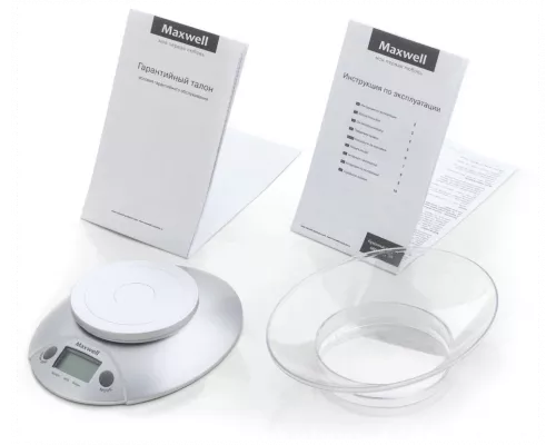 Кухонные весы Maxwell MW-1451-SR серебристый