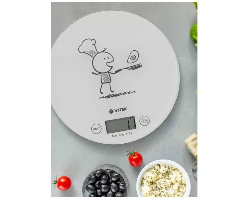 Кухонные весы Vitek VT-8018 W белый