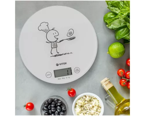 Кухонные весы Vitek VT-8018 W белый