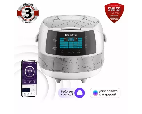 Мультиварка Polaris PMC 5017 серебристый