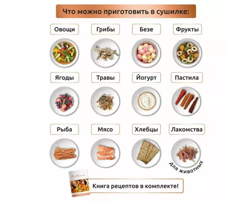 Сушилка для овощей и фруктов Pullman PL-1106