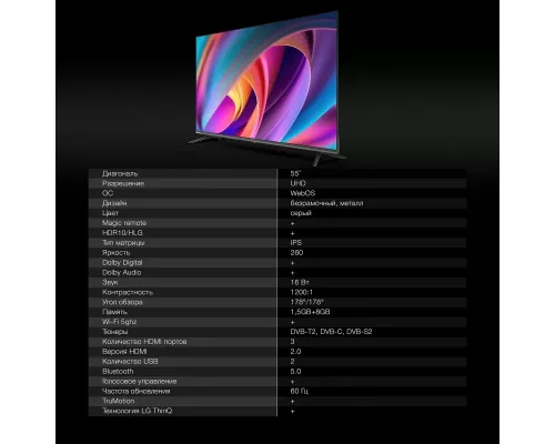 Телевизор Hyundai H-LED55BU7100