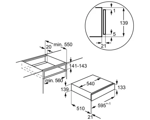 Вакууматор встраиваемый Electrolux KBV4T