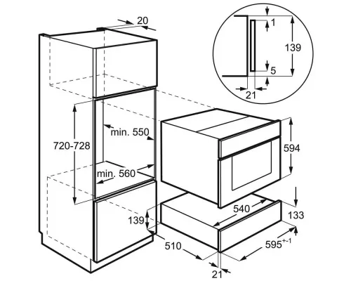 Вакууматор встраиваемый Electrolux KBV4T