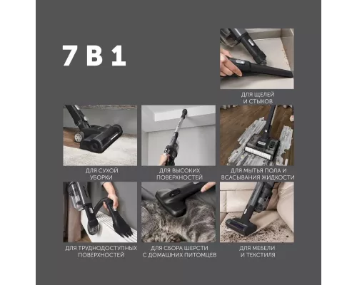 Вертикальный пылесос POLARIS PVCW 8090 серый