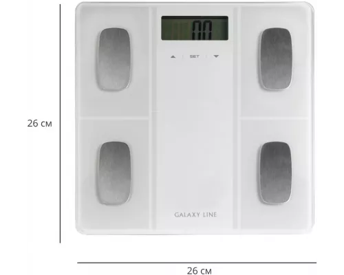 Весы напольные Galaxy Line GL 4854, белый
