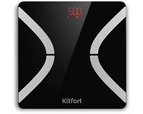 Весы напольные Kitfort КТ-837, черный