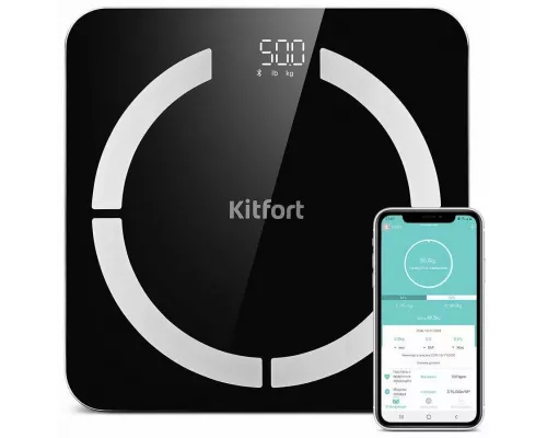 Весы напольные Kitfort КТ-841 черный