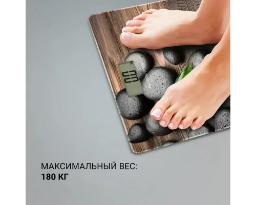 Весы напольные Polaris PWS 1885DG Stones рисунок