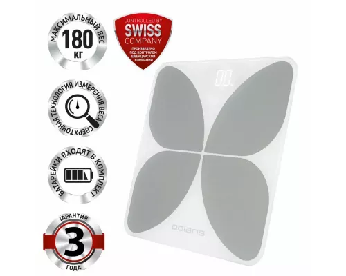 Весы напольные Polaris PWS 1895DG белый