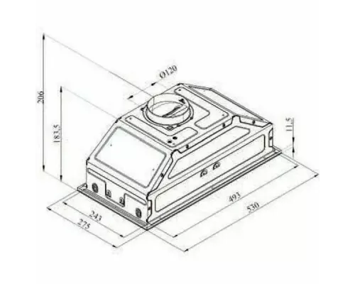 Встраиваемая вытяжка DARINA Built in M605W