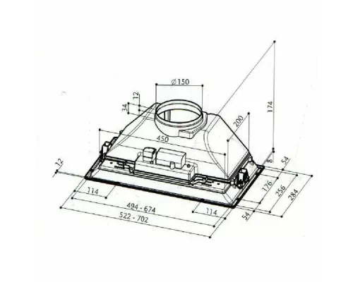 Встраиваемая вытяжка Faber INKA SMART HC X A70