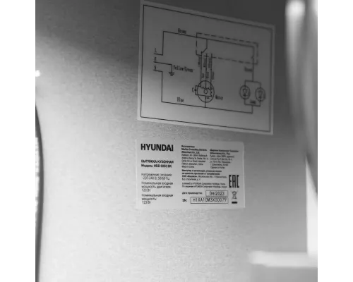 Встраиваемая вытяжка Hyundai HBB 6033 BK