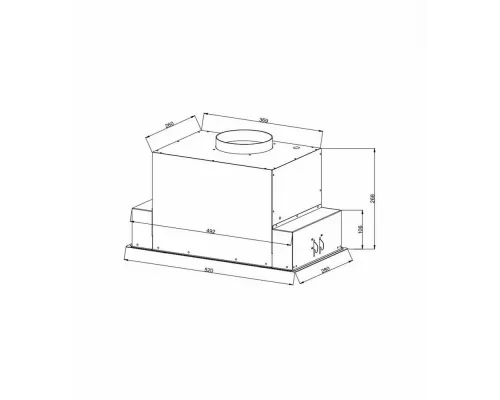 Встраиваемая вытяжка Jacky's JV BW684