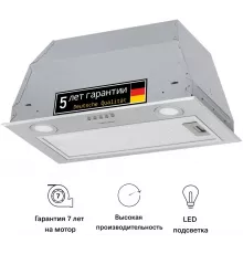 Встраиваемая вытяжка Krona Ameli 600 inox PB