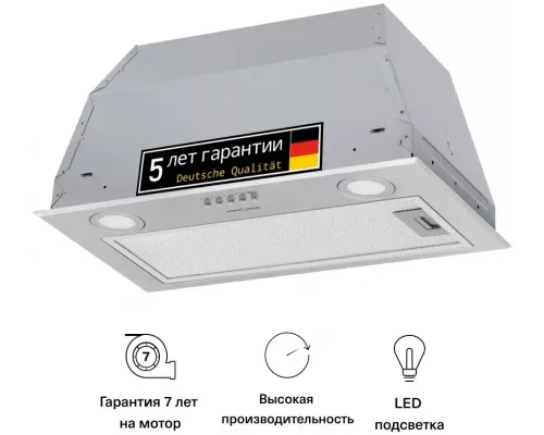 Встраиваемая вытяжка Krona Ameli 600 inox PB