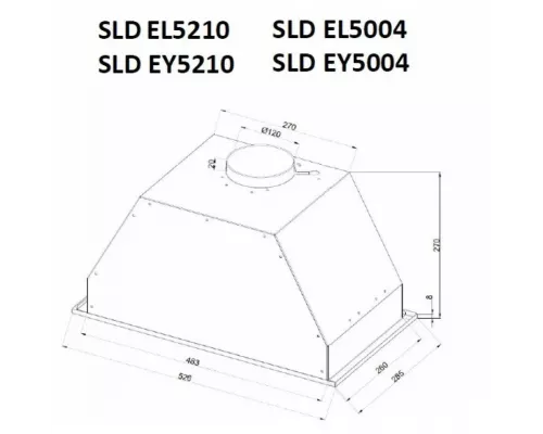 Встраиваемая вытяжка Schaub Lorenz SLD EY5210