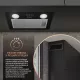 Встраиваемая вытяжка Weissgauff BOX 456 Black