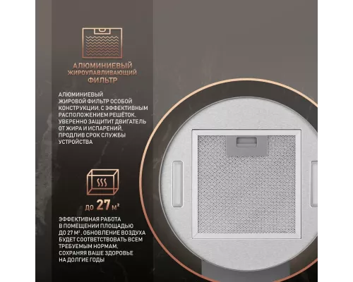 Встраиваемая вытяжка Weissgauff Gracia 70 IX