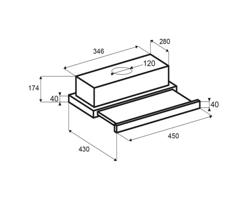 Встраиваемая вытяжка Zigmund & Shtain K 005.41 S