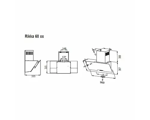 Вытяжка EVELUX Rikka 60 BG