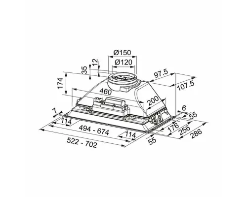 Вытяжка Franke FBI 525 XS