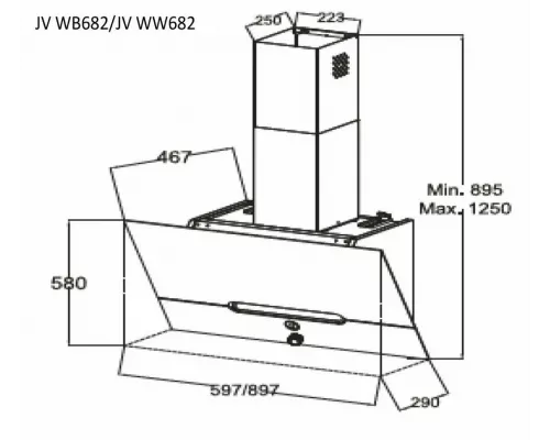 Вытяжка Jacky's JV WW682