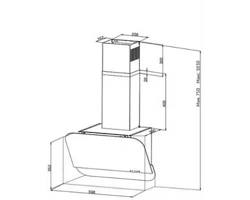 Вытяжка KORTING KHC 66135 GB