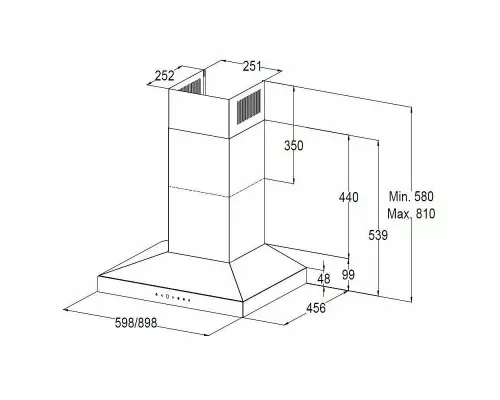 Вытяжка KORTING KHC 6831 NGN