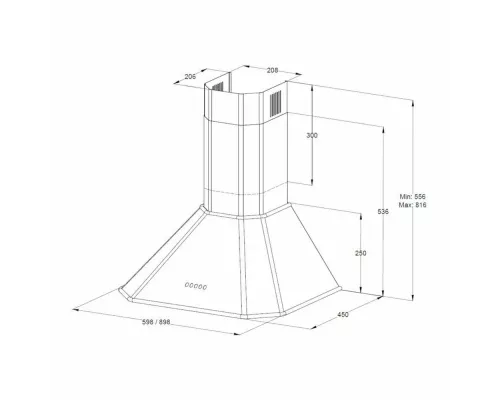 Вытяжка KORTING KHC 9839 RGN