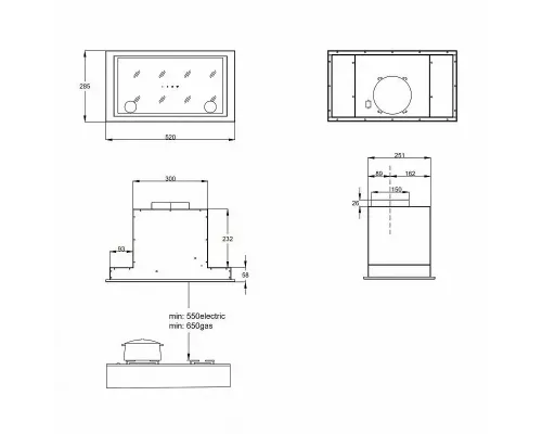 Вытяжка KORTING KHI 6777 GN