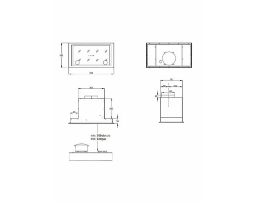 Вытяжка KORTING KHI 6777 GN