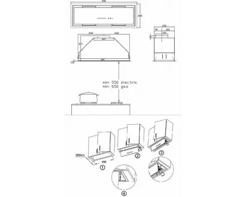 Вытяжка KORTING KHI 6997 GW