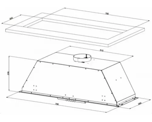 Вытяжка Korting KHI 9931 W