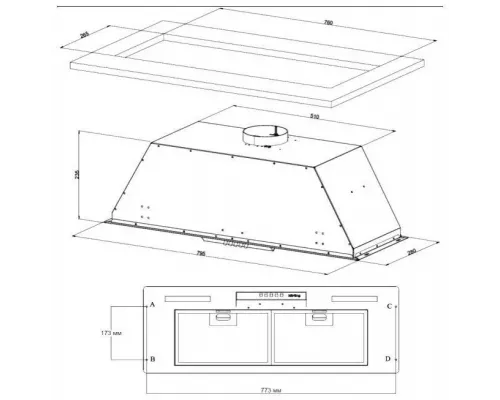 Вытяжка Korting KHI 9931 X
