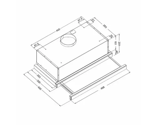 Вытяжка KORTING KHP 5512 GN